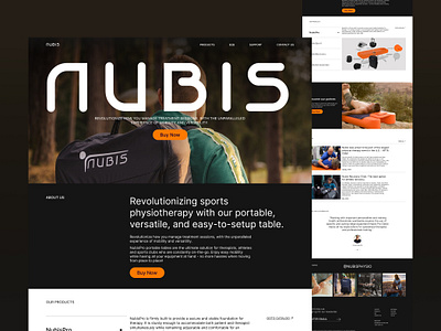 Nubis: E-commerce branding design e commerce landing logo ui ux uxui web webdesign