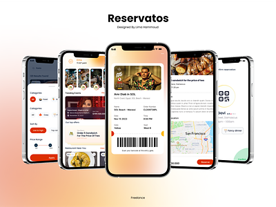 Reservation app app design figma reservation resturant ui uiux ux web design