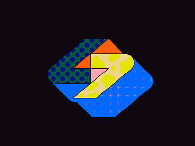 Voke Logo: Visual Explorations bold clouds color colorful design illustration logo patterns playful pop art