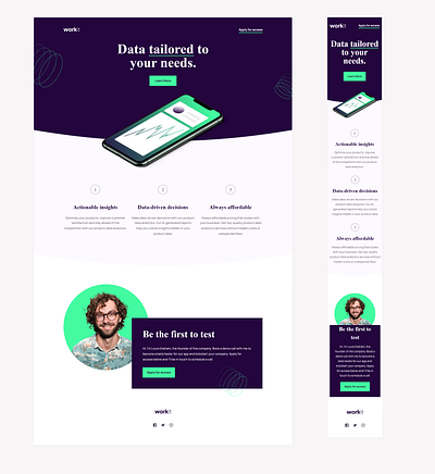 Workit animation figma frontend landingpage swaminathanselvam swamithedev template ui webdesign