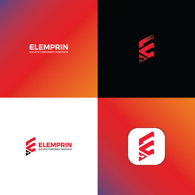 Elemprin Logo Design branding bu business logo corporate custom logo graphic design logo professional logo typography