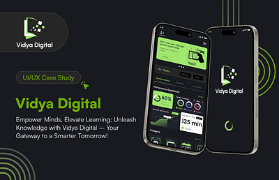Vidya Digital branding casestudy ued ui userresearch ux uxdesign visualdesign