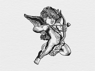Cute cupid with arrow black and white vector drawing black and white black and white cupid drawing black and white drawing branding cupid drawing cute cupid drawing design digital sketch illustration illustration art illustrations illustrator tshirt design vector art vector art illustration vector illustration vector tshirt design vectorart