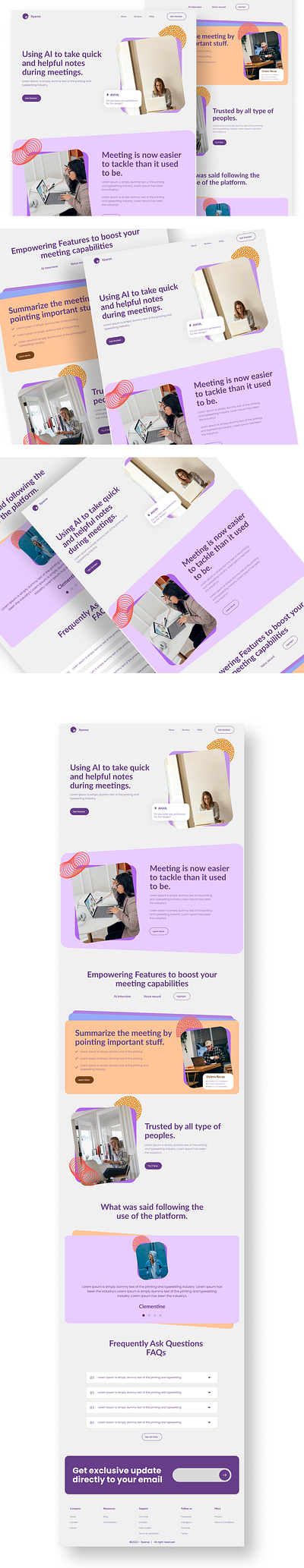 Landing Page adobe illustrator adobe photoshop branding designing figma graphic design illustration landing page landing page design motion designer ui design uiux user experience user interface ux design uxui visual designer web design website design