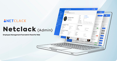 Netclack(Admin) WEB HRMS casestudy crm design hrms inspiration landingpage ui uiux userexperience userresearch ux website