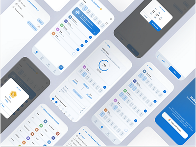 Habit Tracker App appdesign design habit habit tracker minimal mobile tracking ui ux