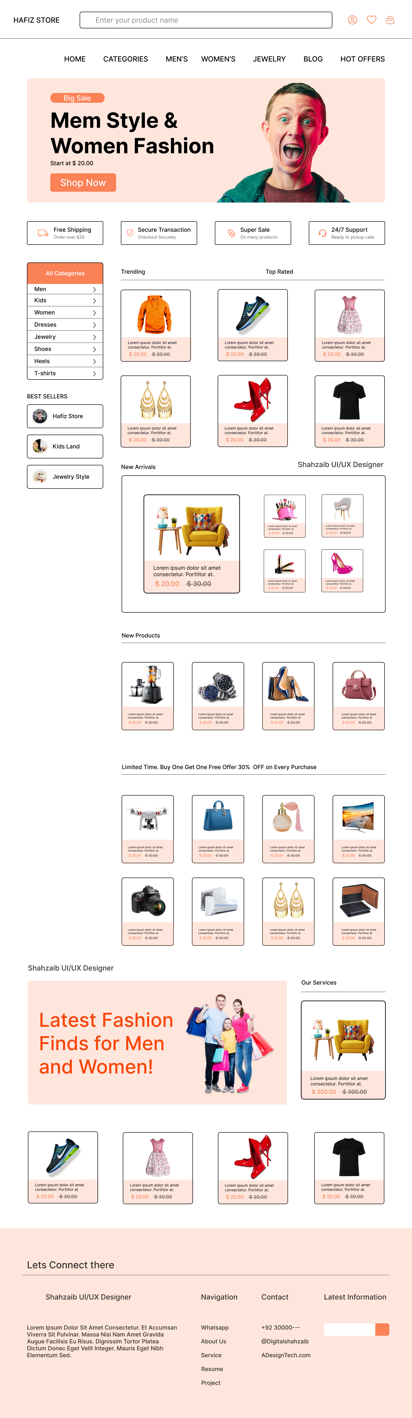 E-Commerce Website UX UI Design Like Ebay by Shahzaib Ali on Dribbble