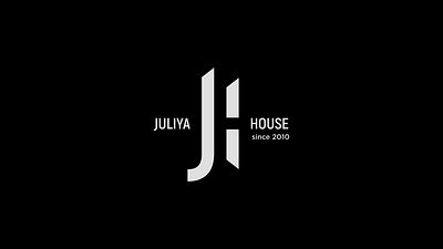 Juliya House logo animation 2d animation after effects animation logo logo animation motion graphics text animation