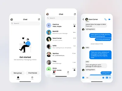Messages app branding color design graphic design illustration logo productdesign ui ux