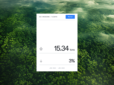 C02 Emissions Tracker blue c02 clean climate green green energy minimal modern product design ui
