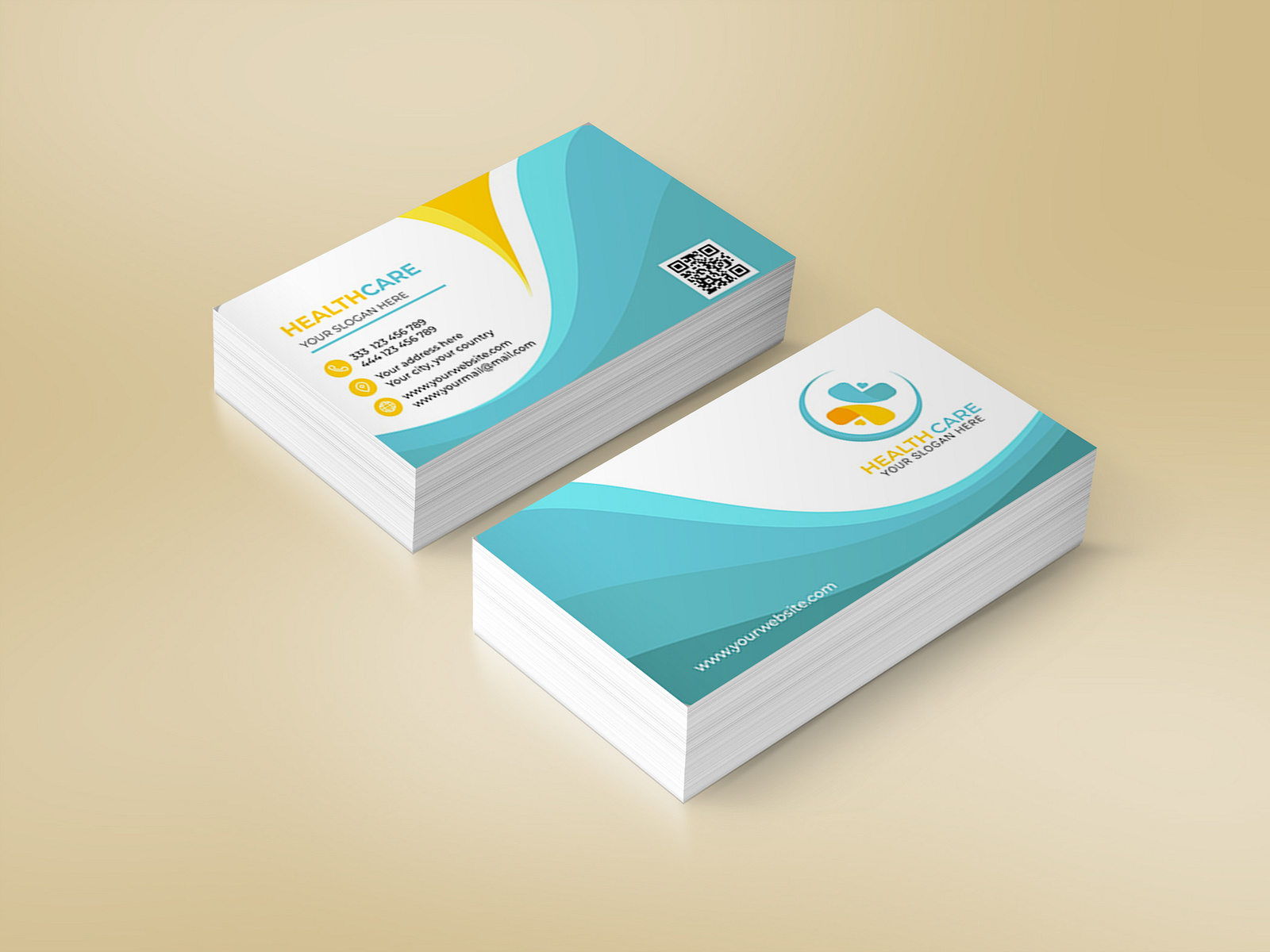 Health Care Visiting Card by MD YEASIN ALI on Dribbble