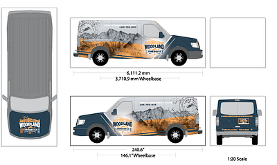 Van Wrap Designs brand branding design extreme sports graphic design identity design logo snow snow tours utah tours van wrap