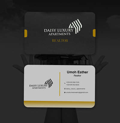 Daisy business card business card design graphic design