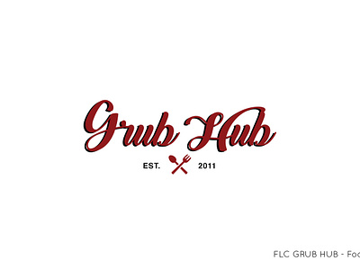 Logo: Grub Hub (University Food Bank) branding design food food bank graphic design grub grub hub illustration illustrator logo nonprofit volunteer