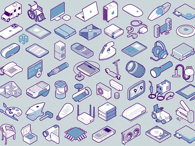 Isometric Devices adobe illustrator apple atari icon set instructional graphics isometric isometric art mac nintendo nokia systematic design tech technical drawing technical graphics technical illustration thumbnail transport vector graphics video game xbox