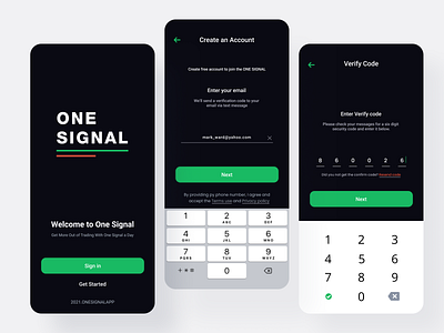 Trading Signal App branding color design graphic design illustration logo productdesign ui ux