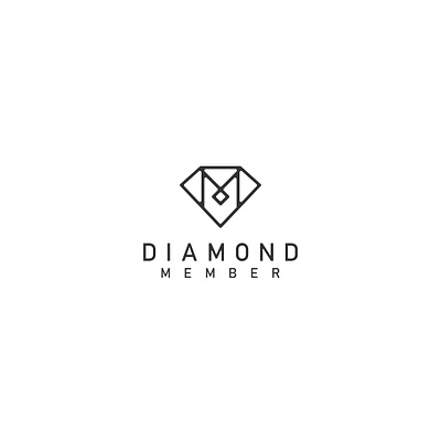 Diamond Member branding graphic design logo