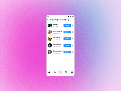 #️⃣0️⃣7️⃣8️⃣ Invitation - Instagram figma phone prototype ui ux uxuidesigner