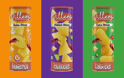 Cravers Chips Branding and Packaging animation branding design graphic design illustration logo social media ui ux vector