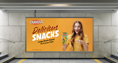 Cravers Chips Branding and Packaging animation branding design graphic design illustration logo social media ui ux vector