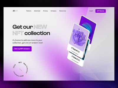 NFT Website | Light Mode design figma landing page landing page design light mode nft nft design nft landing page nft website ui ui design ux uxui violet webdesign website