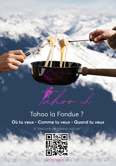 Tahoo la Fondue ? branding design illustration