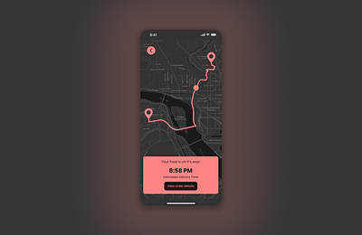 Daily UI - 020 Location Tracker app app design daily ui delivery app design location tracking ui ui design ux ux design