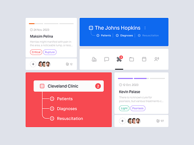 UI Design for Healthcare web app | Lazarev. apple button cards clean dashboard design fields inspiration interaction interface popular product design sidebar ui ui kit ux