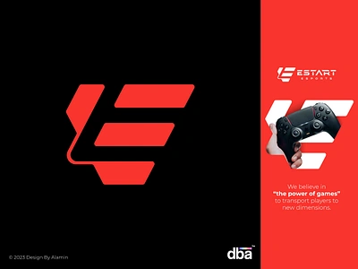 E Logo | E-Sports | Gaming abstract logo competitive gaming controller e letter e logo e monogram e sports eye catchy game development gaming e letter gaming logo initial letter letter mark logo minimalist modern online gaming red e logo sleek sports