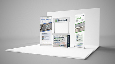 Marshall Building & Remodeling Marketing Materials design editorial design graphic design internship landing page print design typography web design