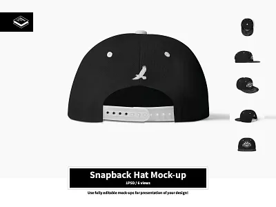 Snapback Hat Mock-up apparel brand branding customizable design fabric fashion graphic design handmade mock mock up mockup pattern print printed product snapback sublimate template wear