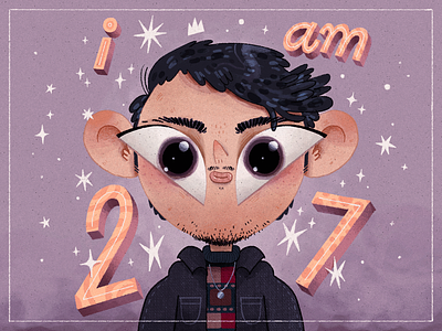 27 27 birthday character character design illustration portrait selfportrait
