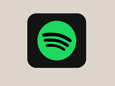 5/100 A spotify app icon design branding dailyui dribble graphic design logo productdesign ui uiuxdesigner ux