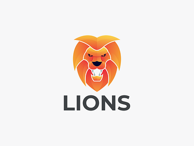 LIONS branding design graphic design icon lions coloring lions design logo lions logo logo