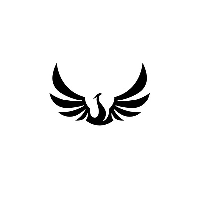 phoenix bird branding fly flying graphic design logo logo design masjestic mythical phoenix simple wings