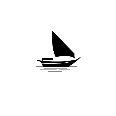 boat anchor boat branding graphic design logo motion graphics nautical ocean sail ship simple water