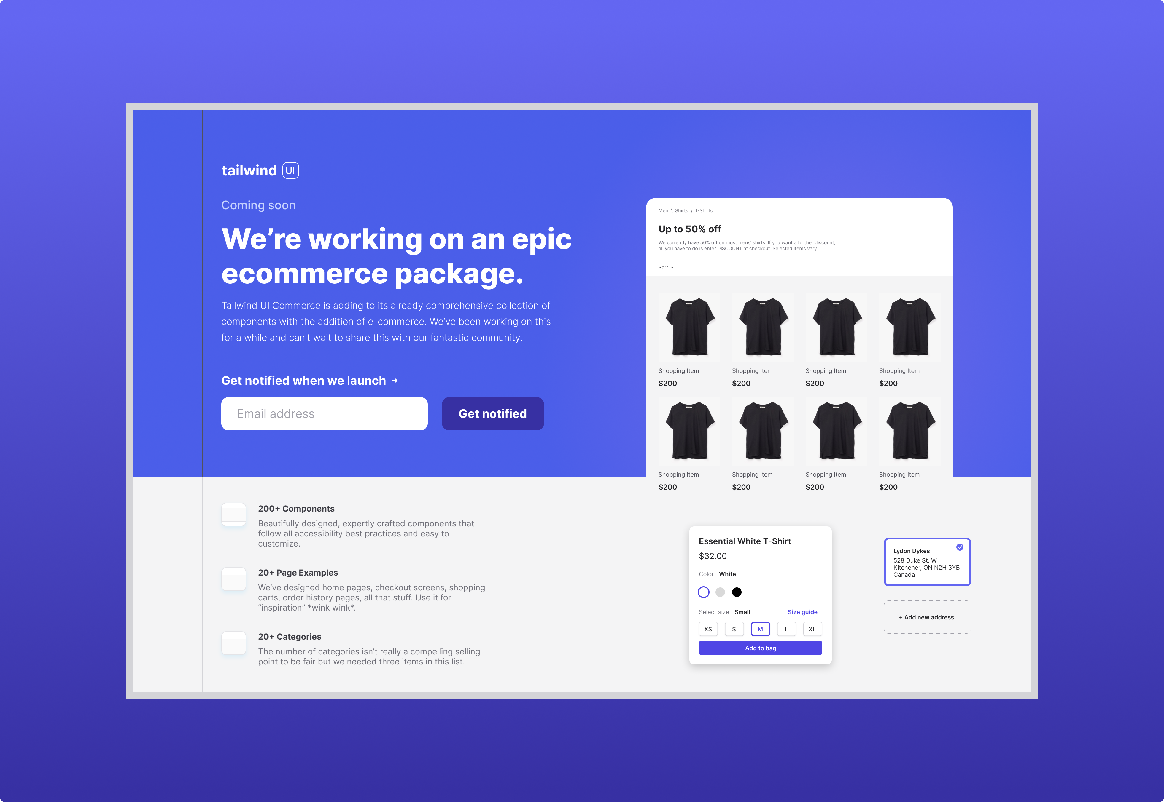 Tailwind UI Ecommerce Recreation By Mark Babatunde On Dribbble