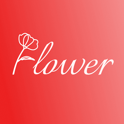 Flowers Logo Idea branding gradient logo graphic design logo logo design logo ideas ui