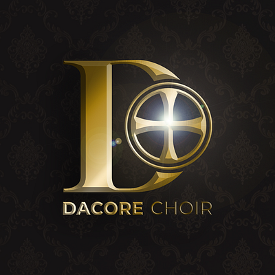DACORE Choir Logo 3d adobe photoshop adobe premiere pro branding design layout logo vector