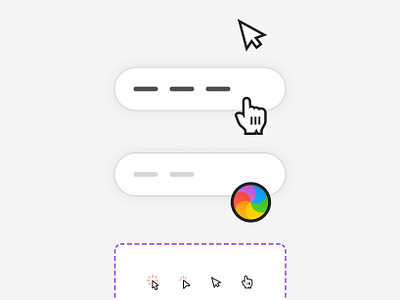 Icon: Mouse Cursors Pack from Component Collector component cursor figma mouse odw pointer ui