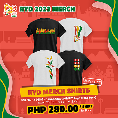 RYD Tagbilaran 2023 Merch Sample Poster adobe photoshop branding graphic design layout poster