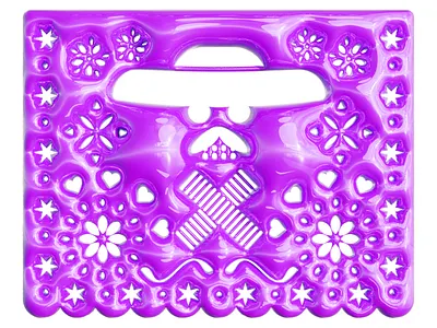 Papel picado 3d 3dillustration 3dmodeling blender cycles illustration