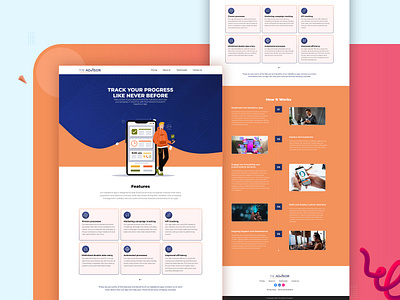 The Advisor Footprint design figma logo ui ux