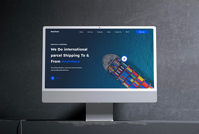 🚢 Navigate the Future: Unveiling Shipping website branding design marine website marketing website redesign shipping website ui ui ux design web design website website design