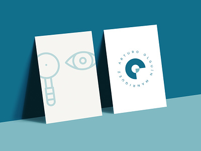 Arturo Olguín - Ophthalmologist branding graphic design logo
