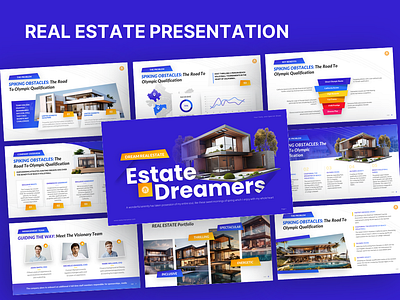 Real Estate Presentation design infographic pitchdeck powerpoint ppt presentation presentation design real estate