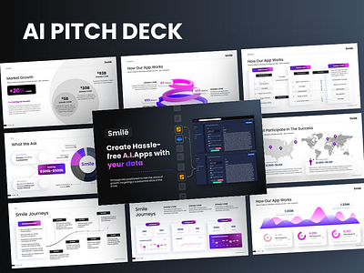AI Pitch Deck ai design infographic pitch deck powerpoint ppt presentation presentation design