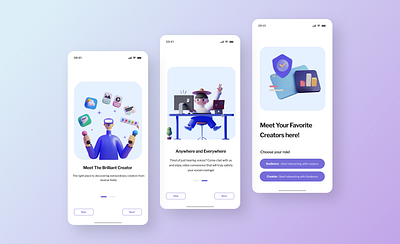 Landing Page - UI Mobile Design design landing page mobile app ui design