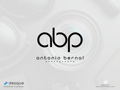 Logo Design - Antonio Bernal logo minamalist modern photographer photography visual identity