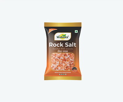 Rock Salt Pouch Design branding label design pouch pouch design pouch packaging productdesign rock salt salt